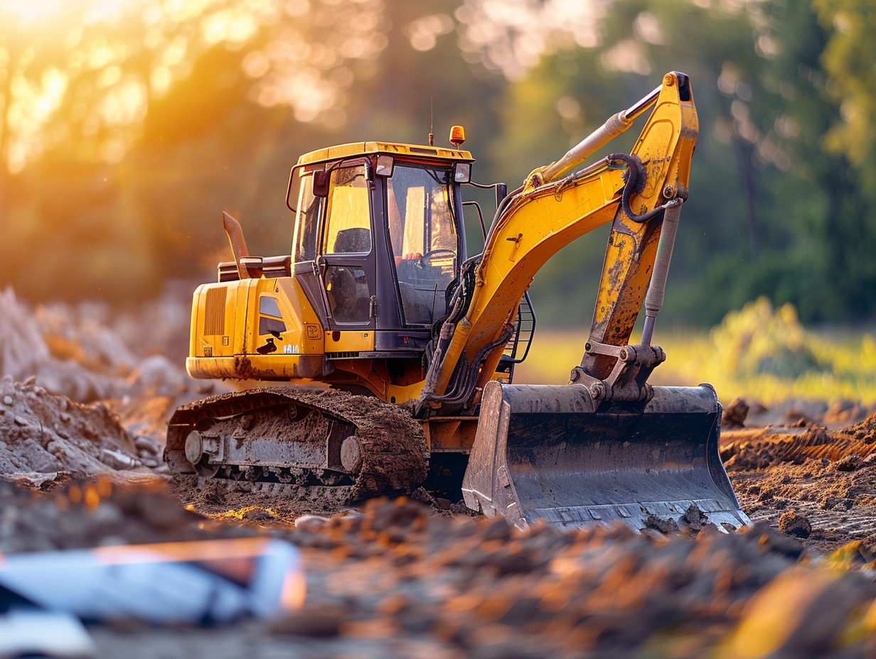 pelleteuse chantier