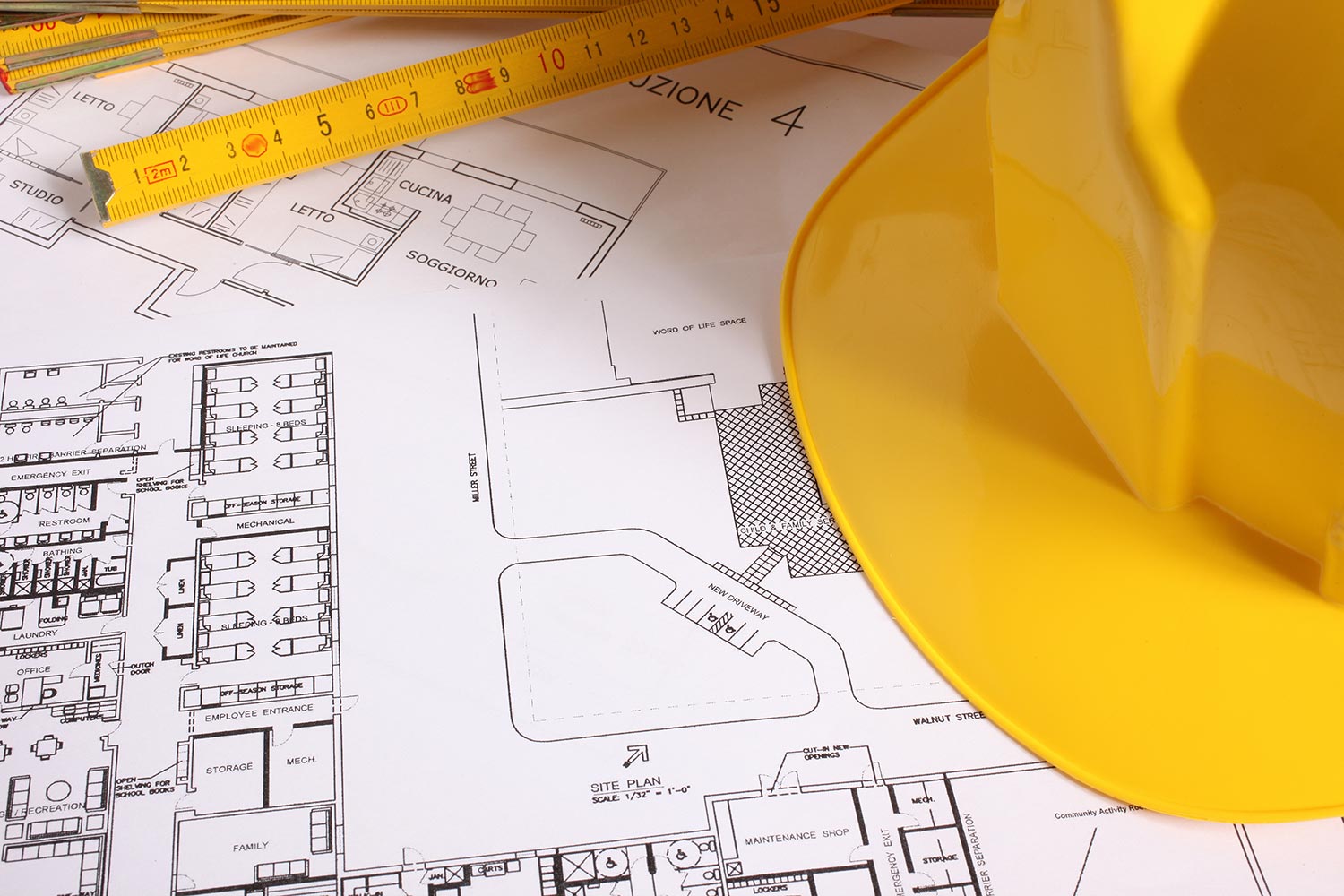 Les plans de maison d'un architecte