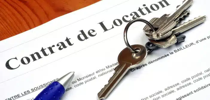 Un contrat de location à signer