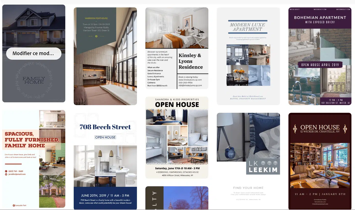 flyer agence immobilière