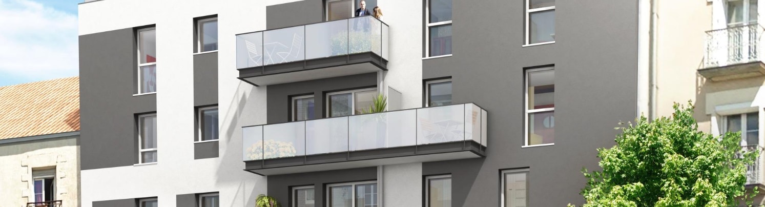 Un immeuble neuf à Nantes