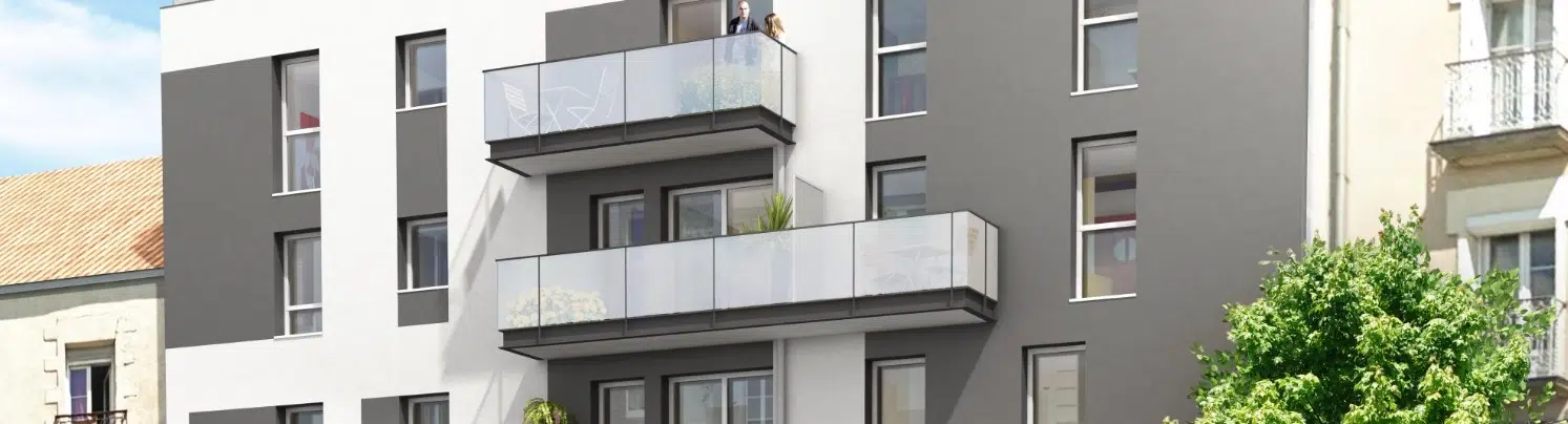 Un immeuble neuf à Nantes