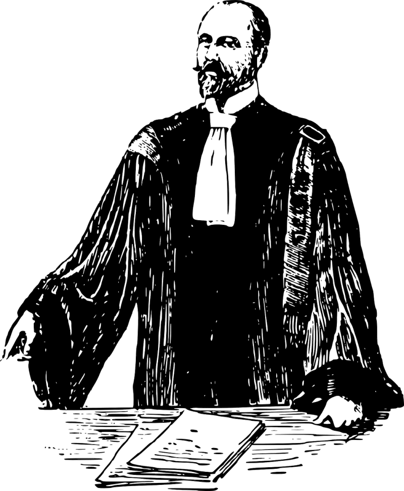 Illustration d'un avocat