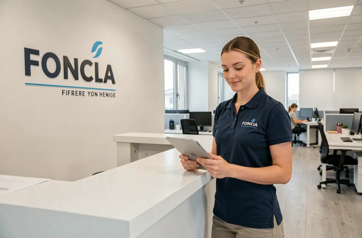 Conseillère Foncia dans une agence de syndic de copropriété dans l'Oise
