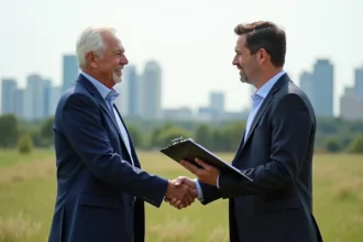 Terrain bien situé pour projet immobilier à vendre