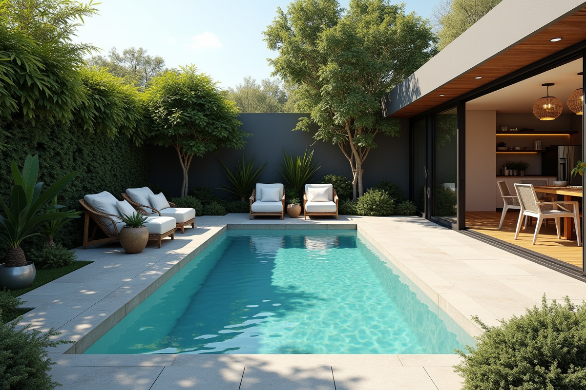 piscine jardin