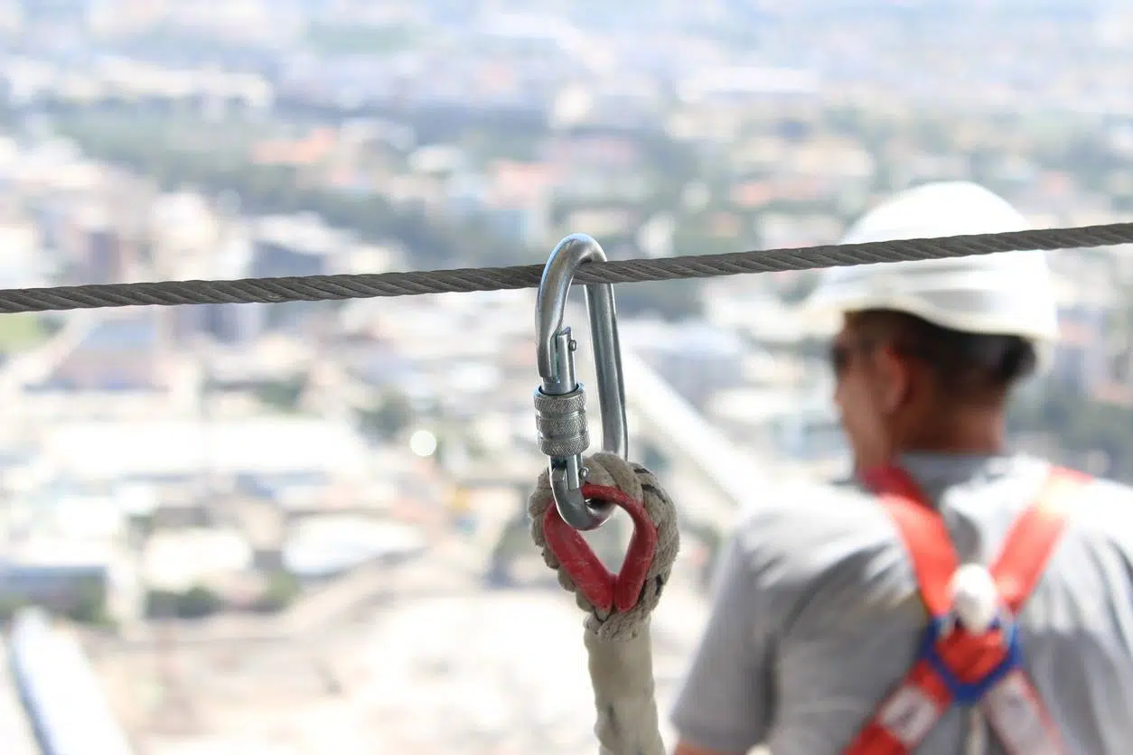 sécurité chantier ligne de vie