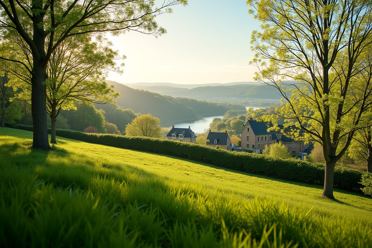 Terrain résidentiel en pente à La VicomtésurRance